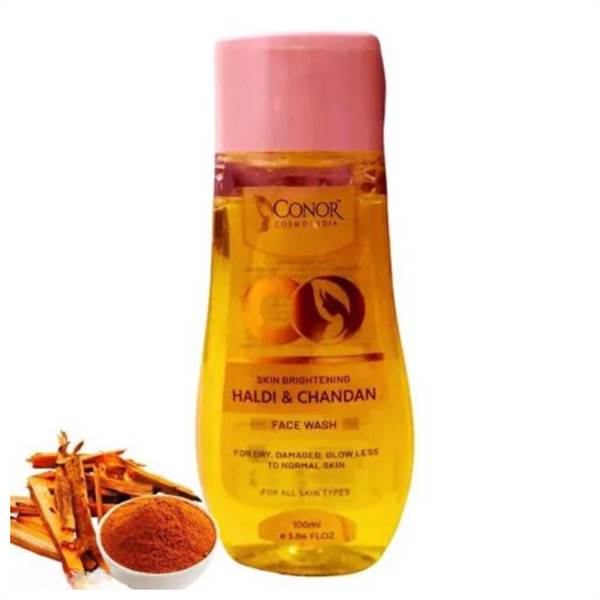 Conor Skin Brightening Haldi Chandan Face Wash (100 ml)